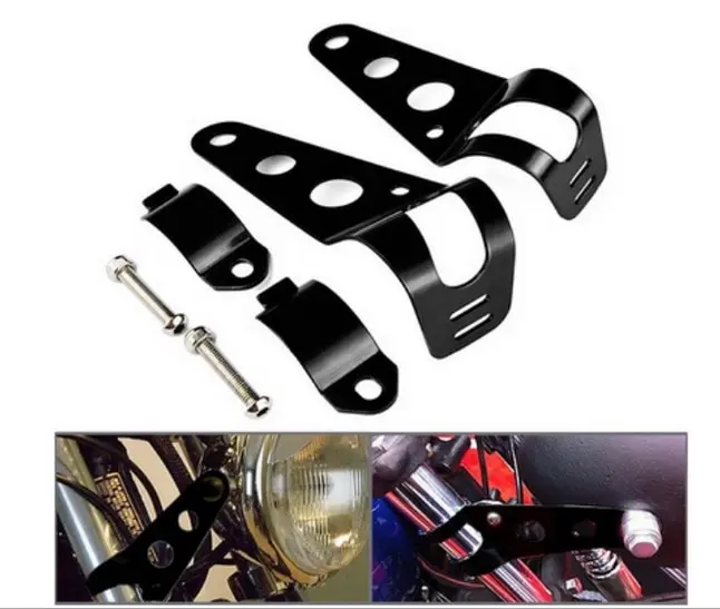 1 пара кронштейн для фар мотоцикла из нержавеющей стали универсальная подставка