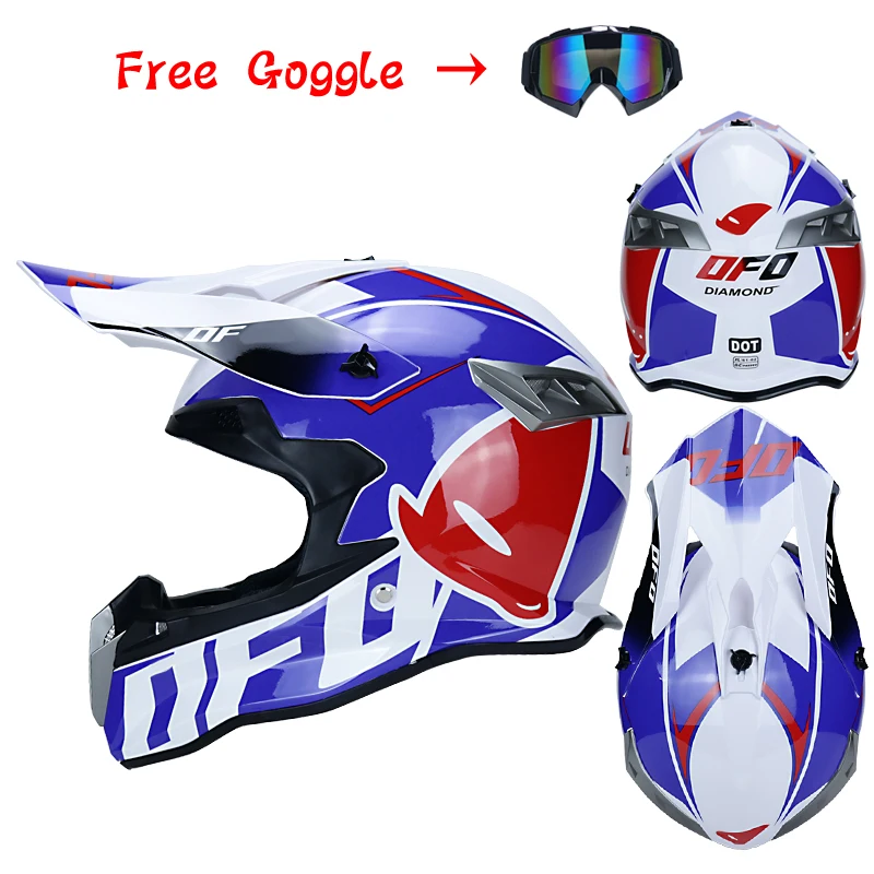 Шлем внедорожный для мотокросса защитный шлем езды на квадроцикле или