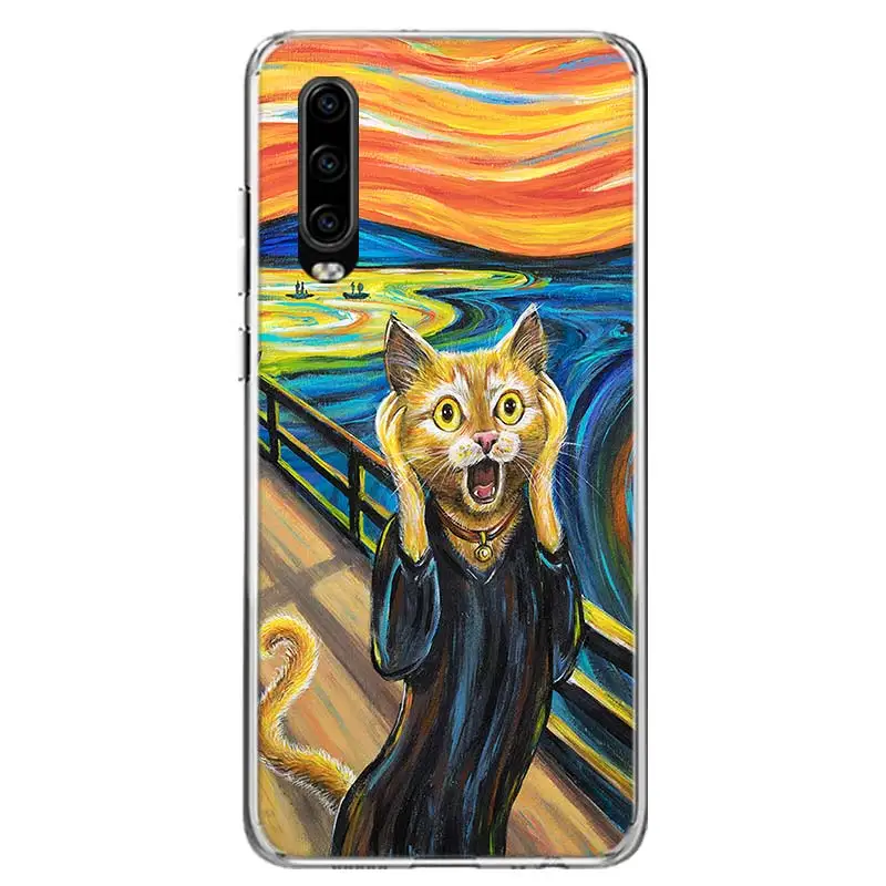 Edvard Munch The Cry Art чехол для телефона Huawei P40 P30 P20 Mate 30 20 10 Pro P10 Lite P Smart Z + 2019 Подарочный |