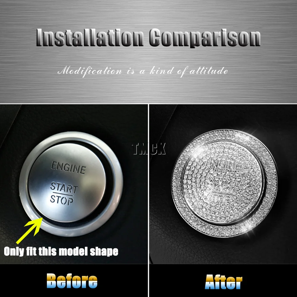 Для Mercedes Benz A B C GLC CLA GLA ML GL Class W176 W246 W205 X253 C117 X156 W166 кнопка запуска и остановки
