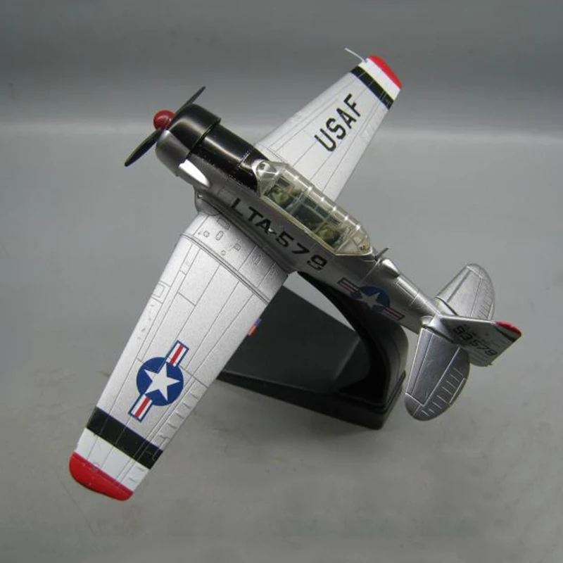 

1/72 Scale Texas T6 Classic Plane Aircraft Airplane Fighter Models USA Air Force Adult Children Toys for Display Show