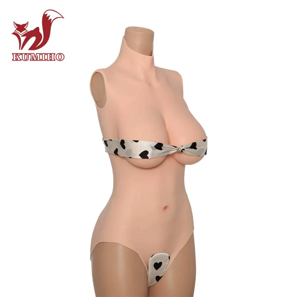 

Треугольный боди KUMIHO с чашкой B/C/D, силиконовые формы для груди, кросс-платье, влагалище, трансгендер, Трансвестит, королева, силиконовые груд...