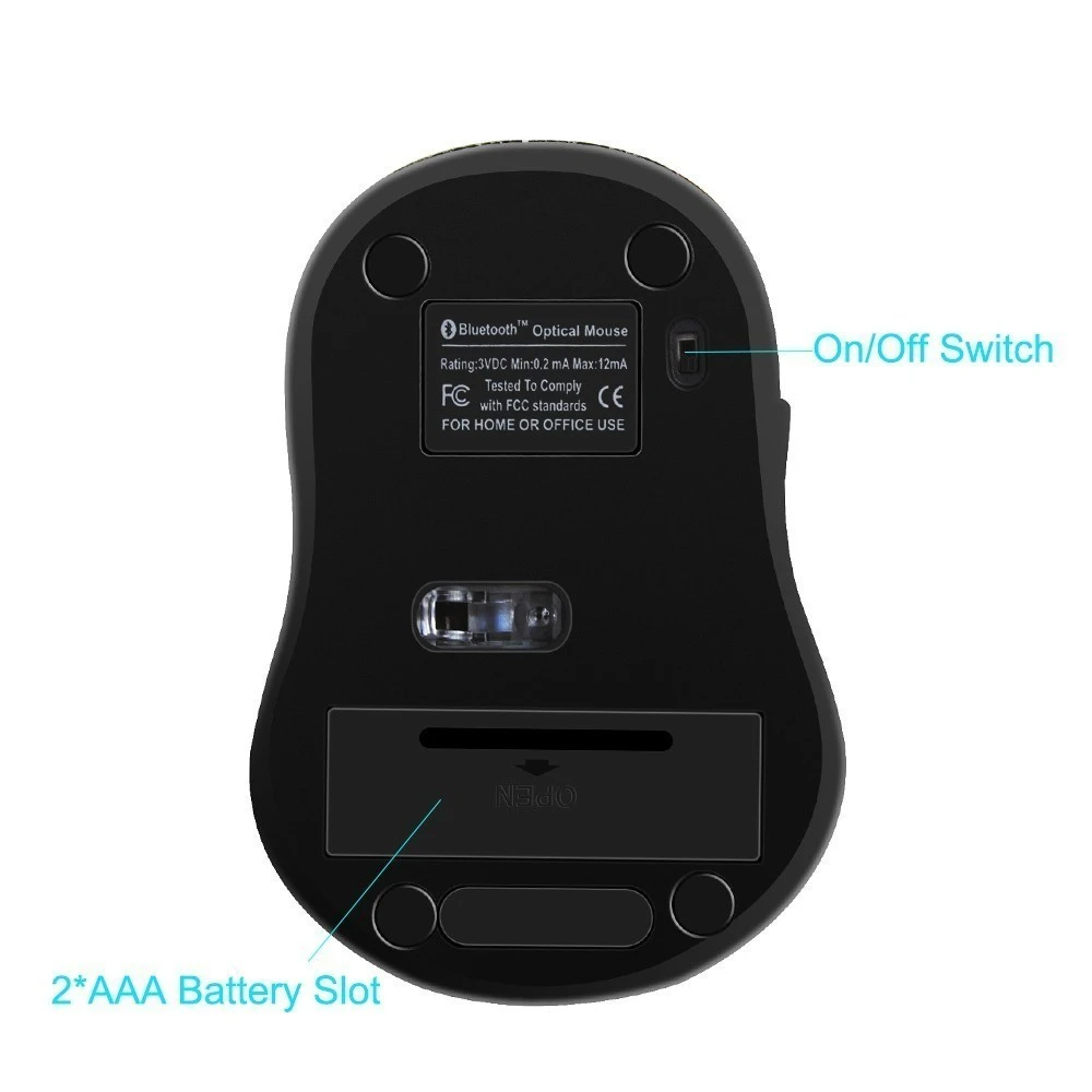 CHYI Bluetooth эргономичная компьютерная мышь Беспроводная оптическая сенсорная игровая мышь 3D Мини 6 кнопок игровые ПК мыши для ноутбука Macbook