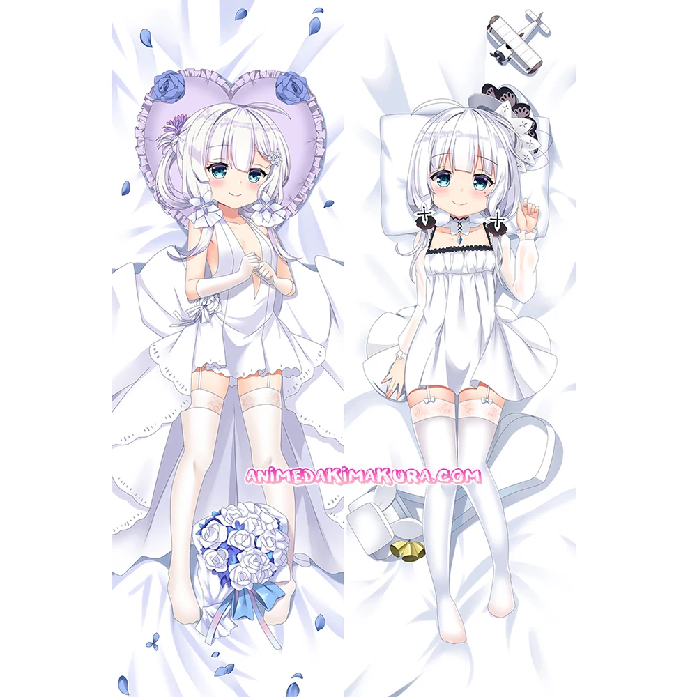 

Azur Lane Illustrious Anime Girl Dakimakura Hugging Body Pillow Cover Case