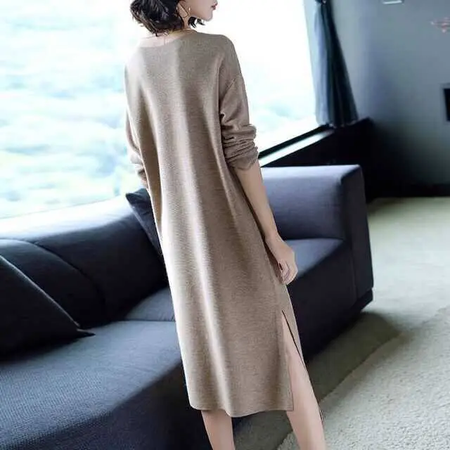 Весна/осень женская одежда компьютерная трикотажная Женская свитера высокие