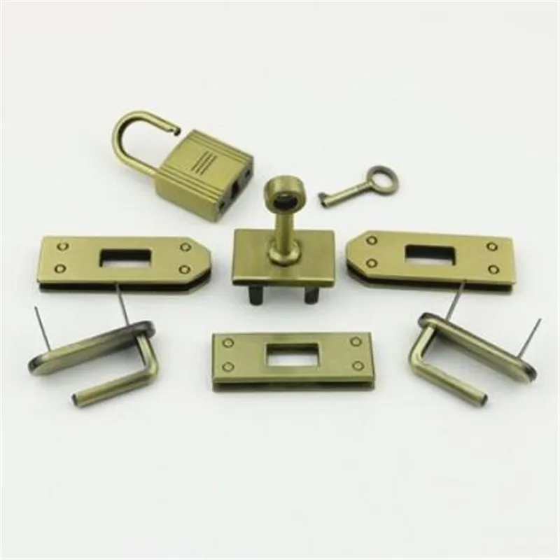 Металлический замок Пряжка Сумка Поворотный защелки застежка аксессуары DIY