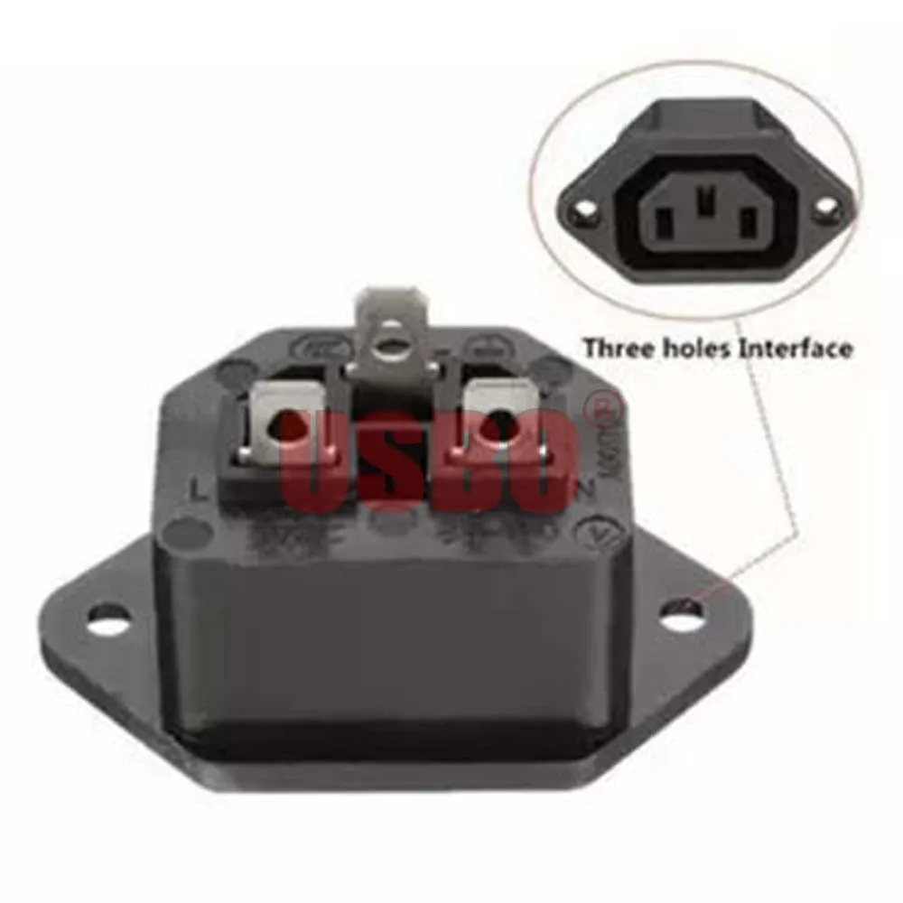 Универсальная розетка переменного тока из черной меди 10 А 250 В|power socket|socket aac power