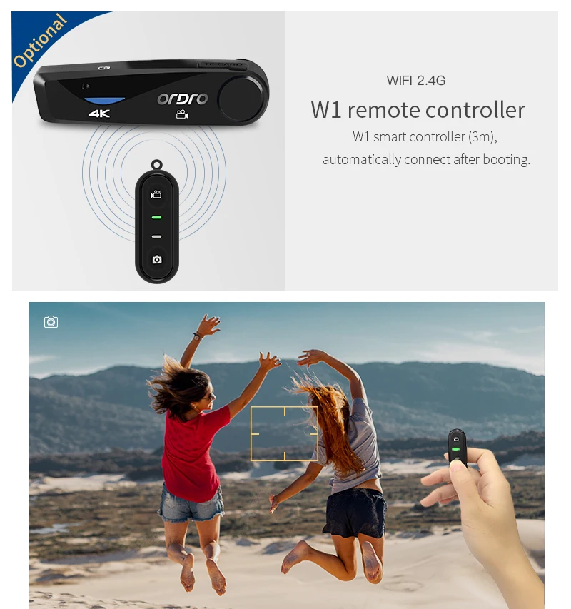 Цифровая видеокамера 4K WiFi 1080P HD видеокамера EP6 EP5 мини-камера с креплением на голову s видео приложение пульт дистанционного управления Встроенный микрофон