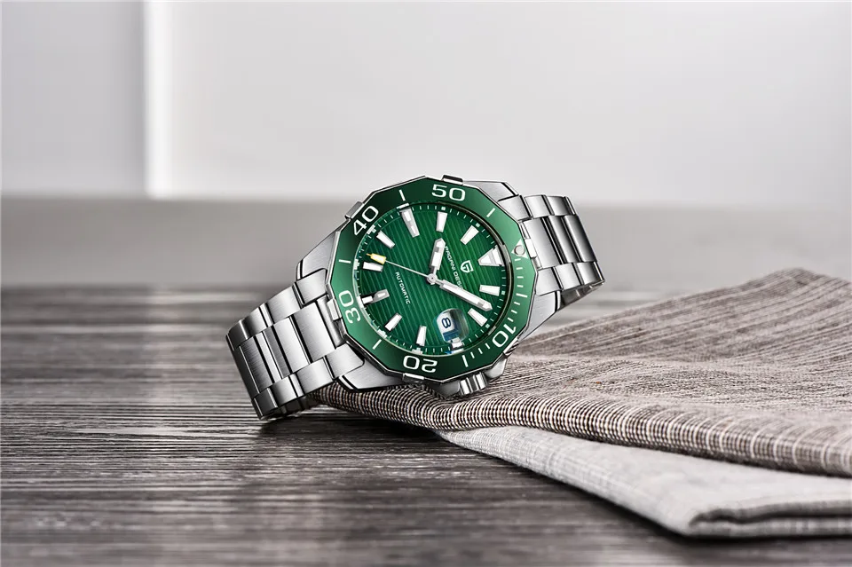PAGANI Дизайнерские мужские классические серии для дайвинга механические часы водонепроницаемые Стальные Роскошные Брендовые Часы из нержавеющей стали мужские часы
