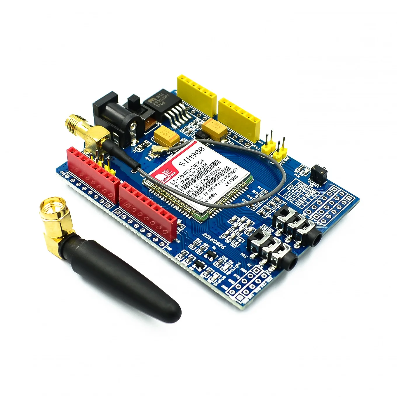

The 4-band Development Board Of SIM900 Module GSMGPRS SMS Wireless Data Exceeds TC35i.