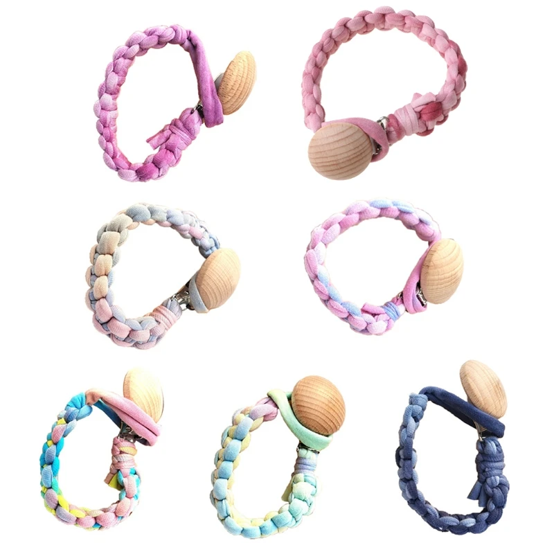 

Детская пустышка на цепочке с прищепкой, застёжка-зажим для новорожденных; Подарок на нулевой день рождения хлопчатобумажной ткани дерева ...