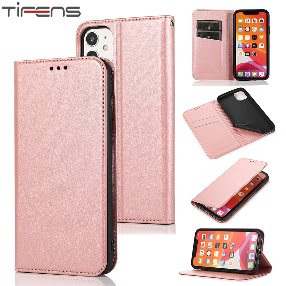Роскошный кожаный флип-чехол для iPhone 12 Mini 11 Pro XS MAX X XR 8 7 6s 6 Plus 5 5s SE 2020 чехол-кошелек