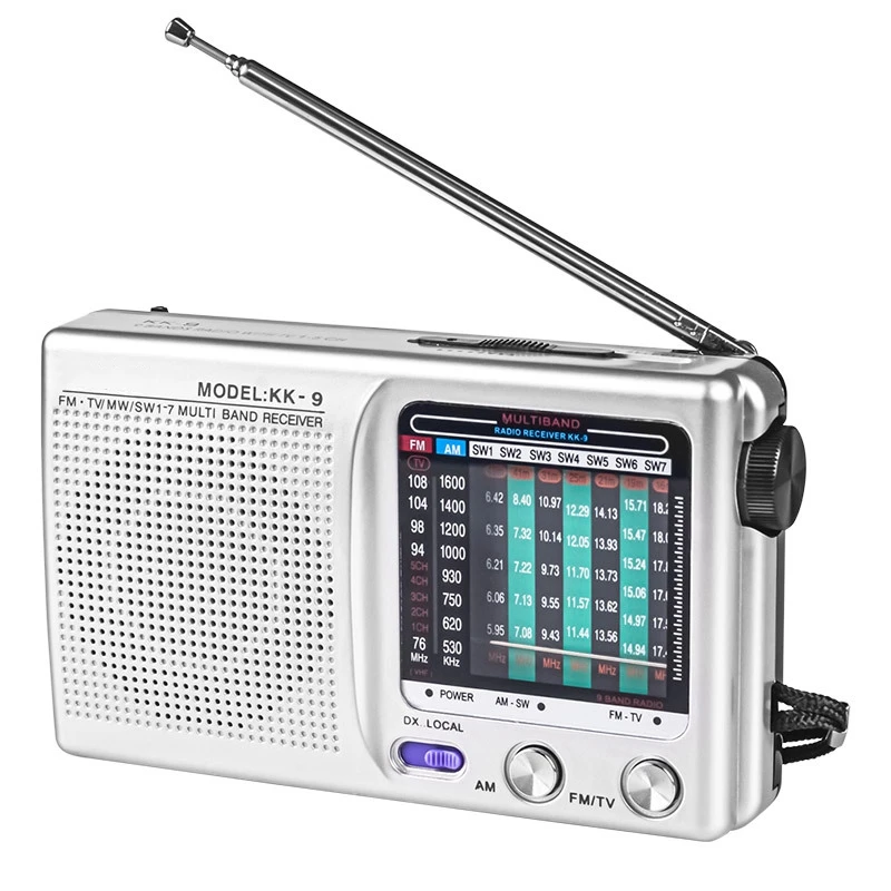 AM/FM/SW Портативный радиоприемник для использования в помещении на улице и