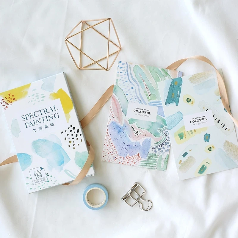 30 шт./компл. креативная Серия открыток/поздравительных открыток/конвертов с