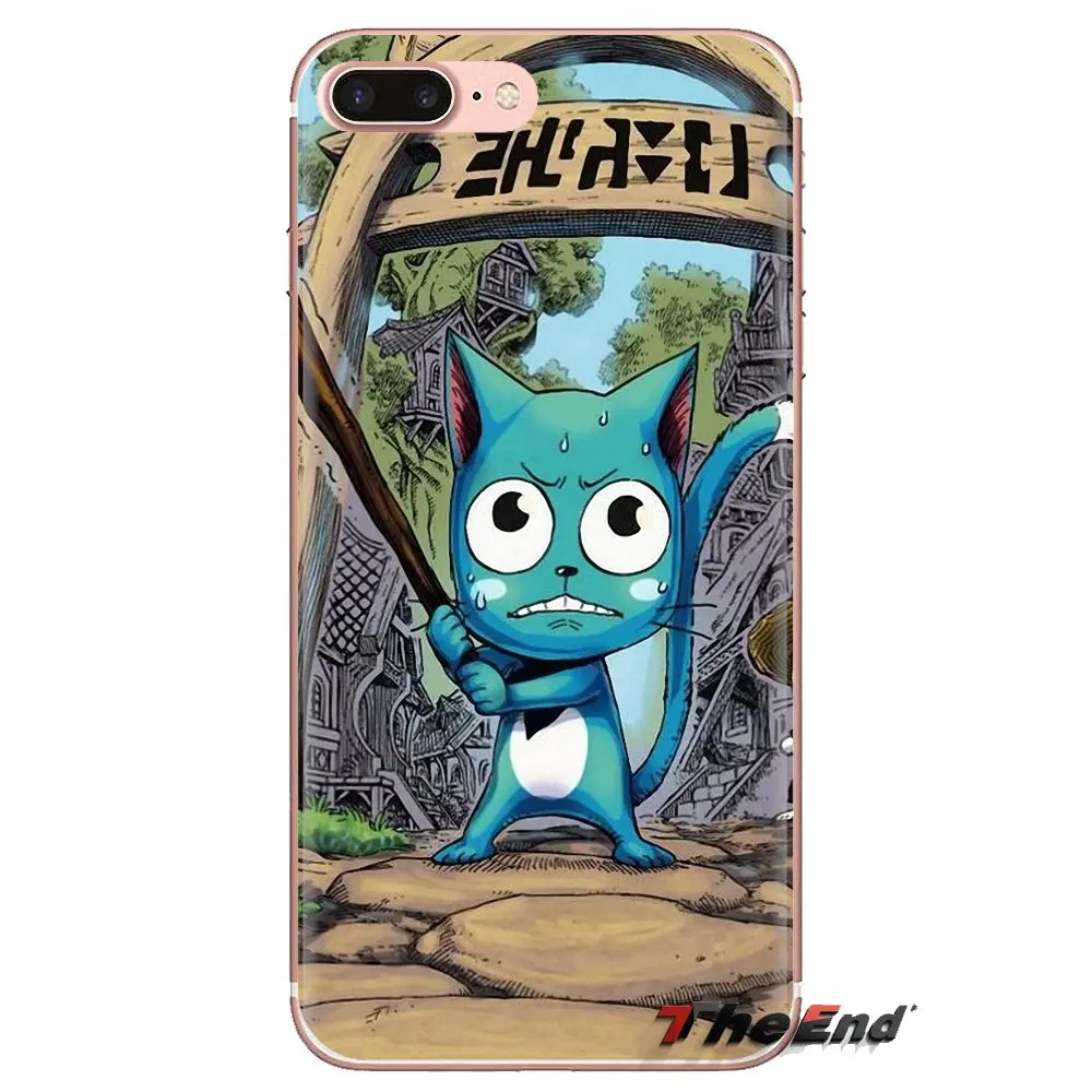Happy Natsu flying cat Fairy Tail Art Phone Covers For LG Spirit Motorola Moto X4 E4 E5 G5 G5S G6 Z Z2 Z3 G2 G3 C Play Plus Mini |