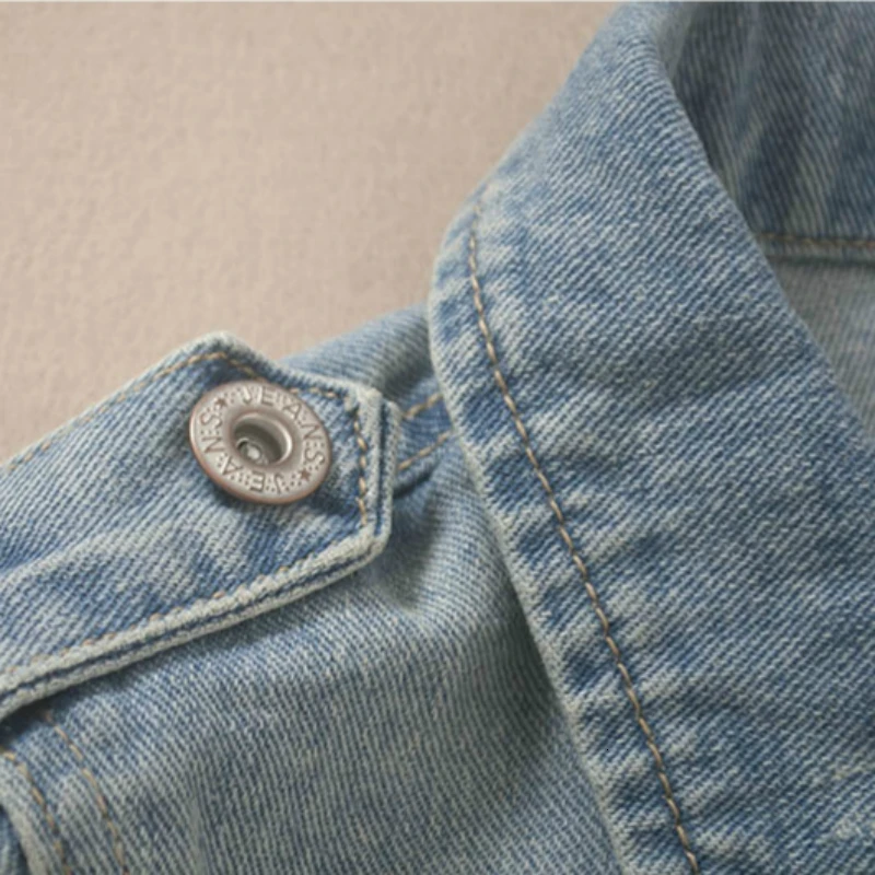 2020 сезон: весна лето рваные джинсовые жакеты для женщин в Корейском стиле