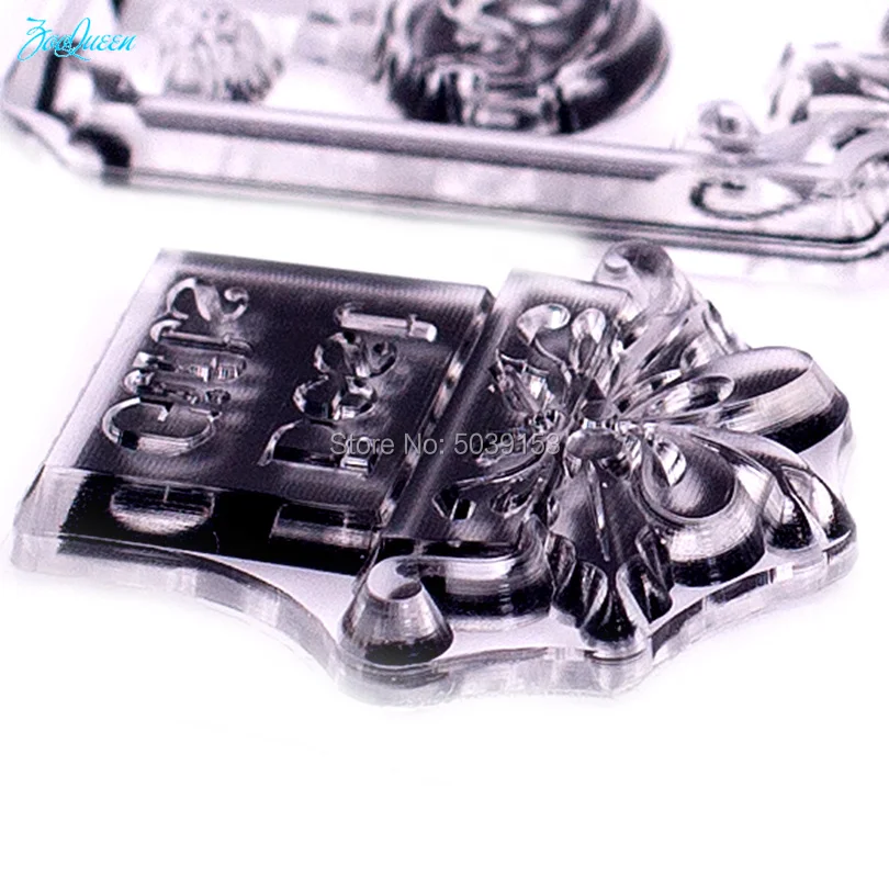 Звезда Снежная коробка прозрачные штампы для DIY Скрапбукинг/изготовление