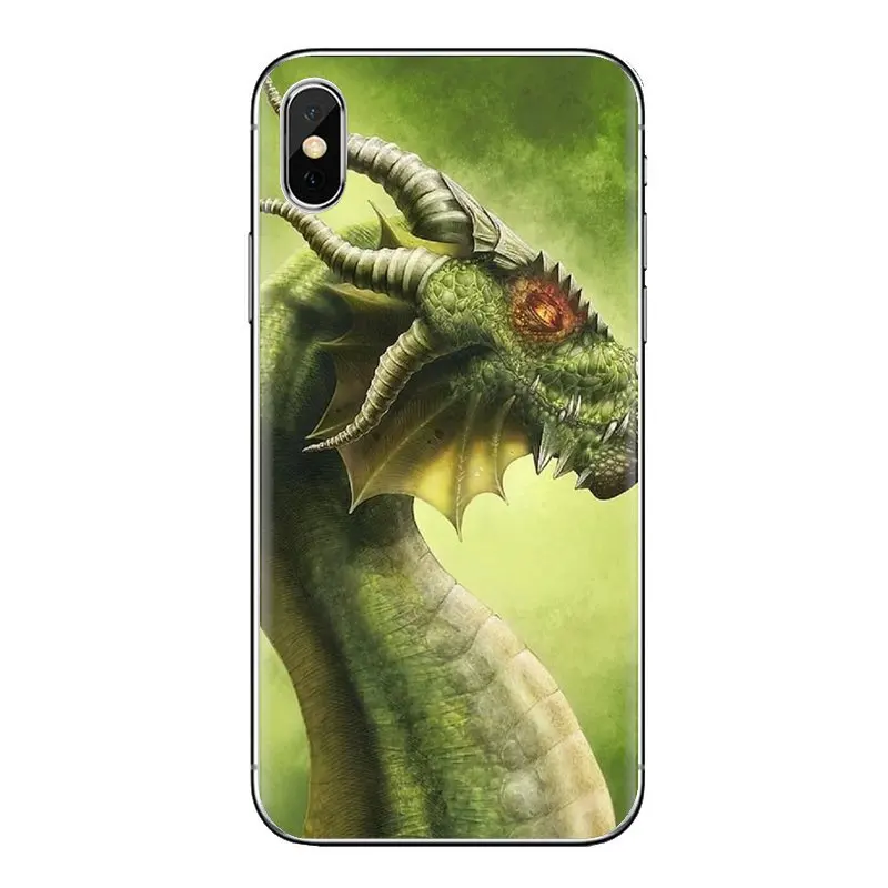 Чехол из термопластичного полиуретана дракон изображения для iPhone XS Max XR X 4 4S 5 5S 5C SE