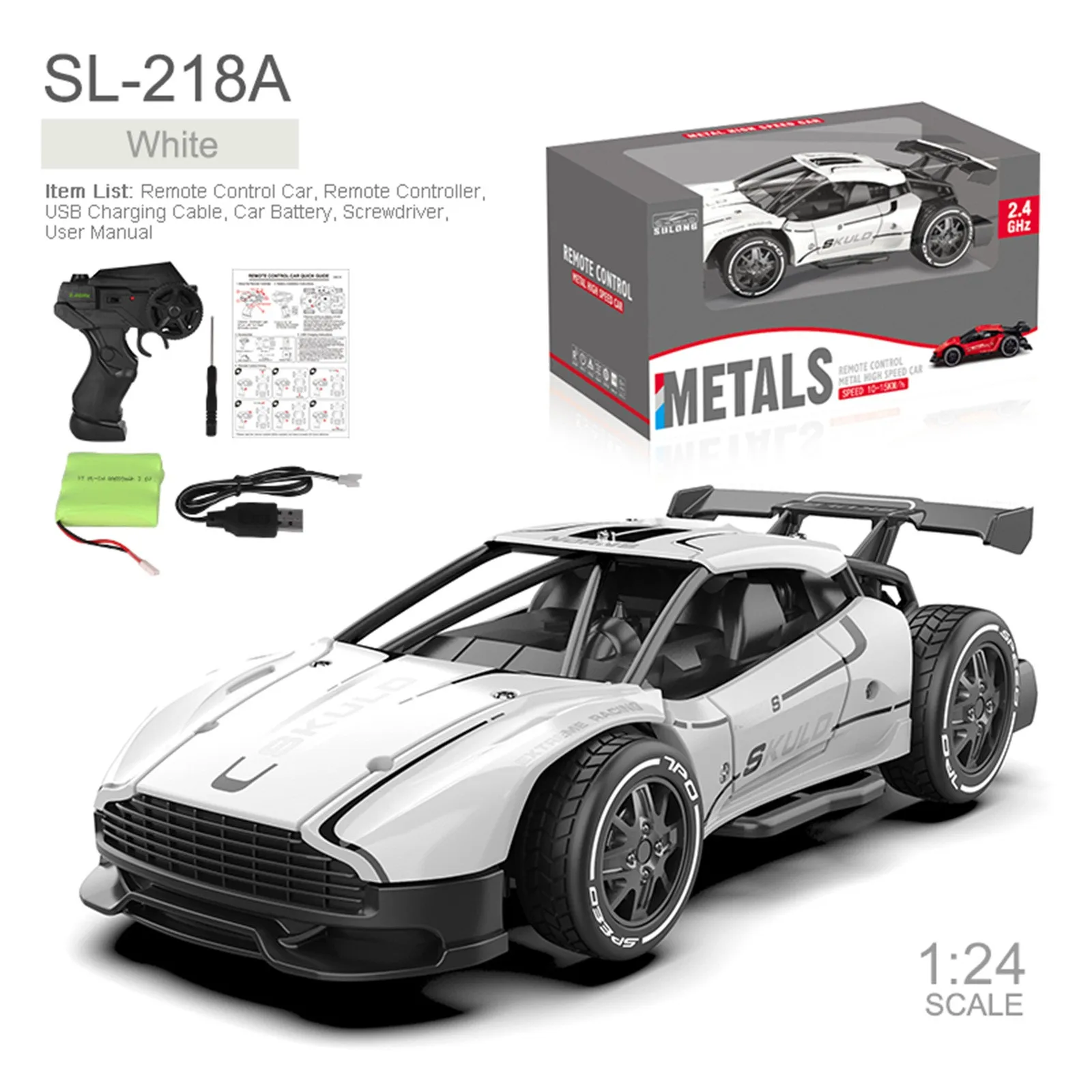 

Rc Car Remote Control Alloy High Speed Racing 2.4ghz Electric Toy Latest Cool Design Quality