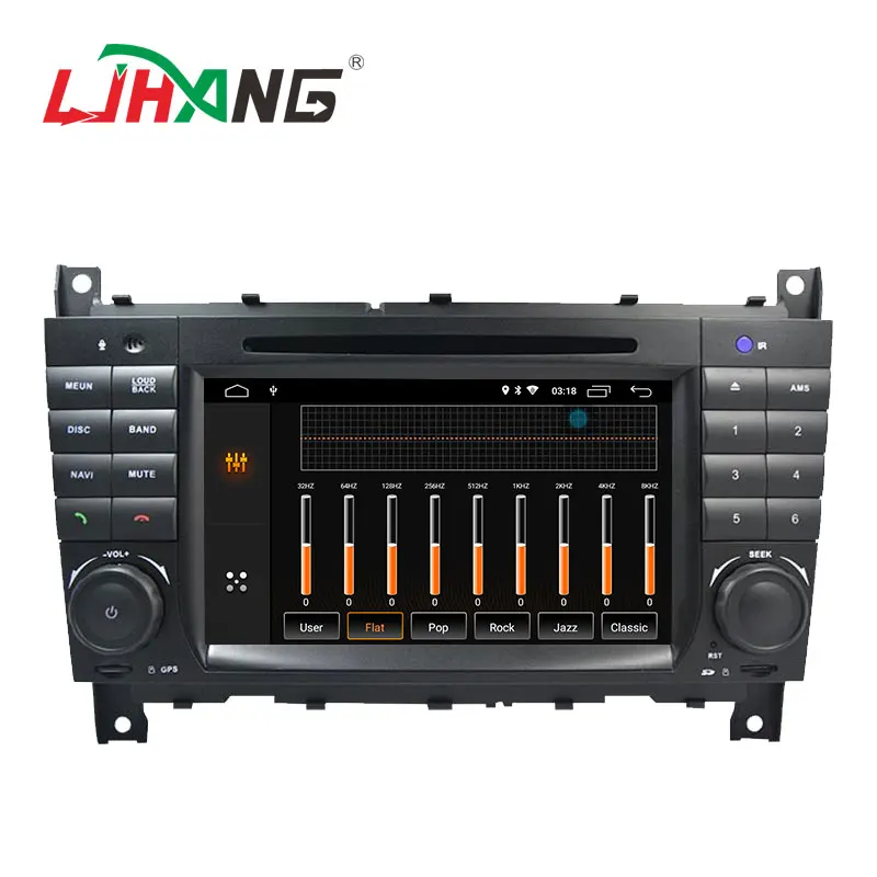 LJHANG 2 Din Android 10 Автомобильный DVD плеер для Mercedes Benz/W203 W209 W219 W169 A160 C180 C200 C230 C240 CLK200 CLK22 WI