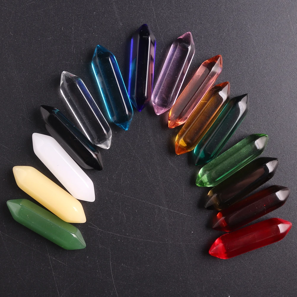 

Оптовая продажа, 14 цветов, стеклянные подвески, бусины, ювелирные изделия, подвески для ожерелий ручной работы, изготовление подвесок, 24 шт.