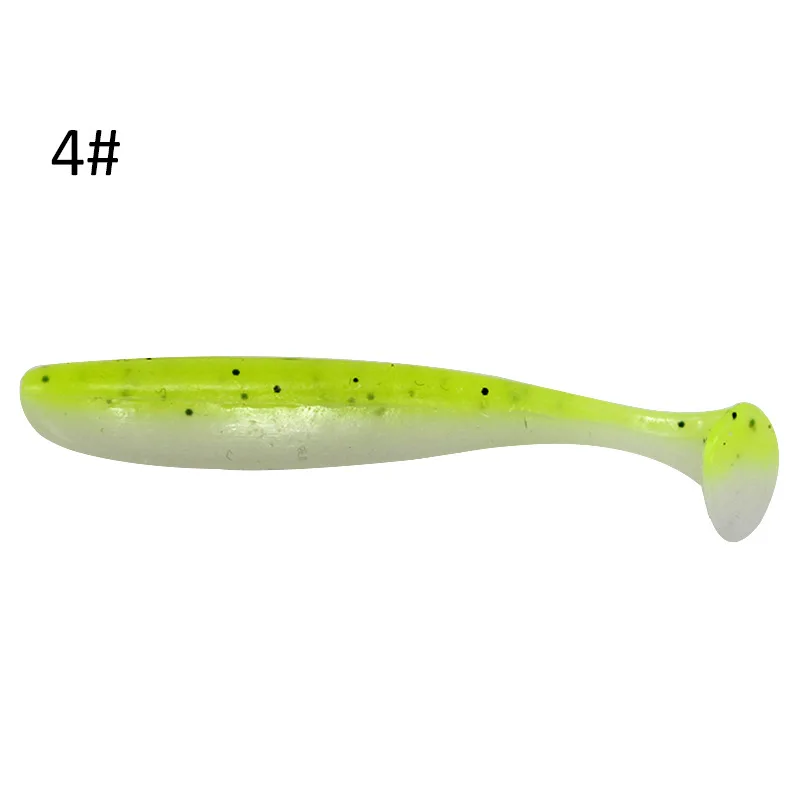 

40PCS Fishing Lure Artificial Double Color Silicone Soft Fake Bait Carp Bass Lures WHShopping