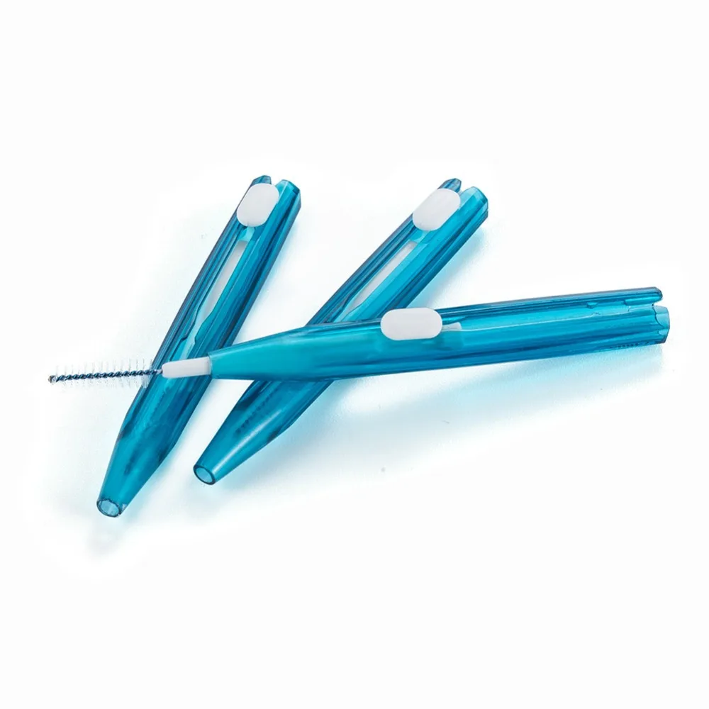 10/20Pcs/Pack Push-Pull Interdental Brush Gum Tooth Orthodontic Wire Toothbrush Oral Care Toothpick | Красота и здоровье