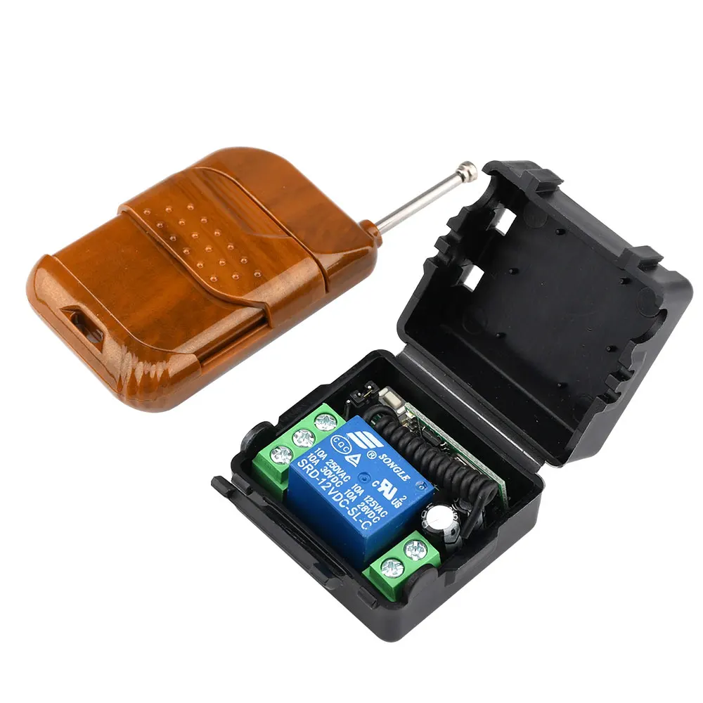 Беспроводной релейный пульт дистанционного управления DC 12 в 1 канал приемник