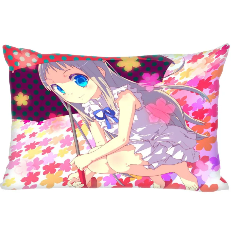 Прямоугольная подушка чехлы горячая Распродажа лучшее качество Аниме ANOHANA