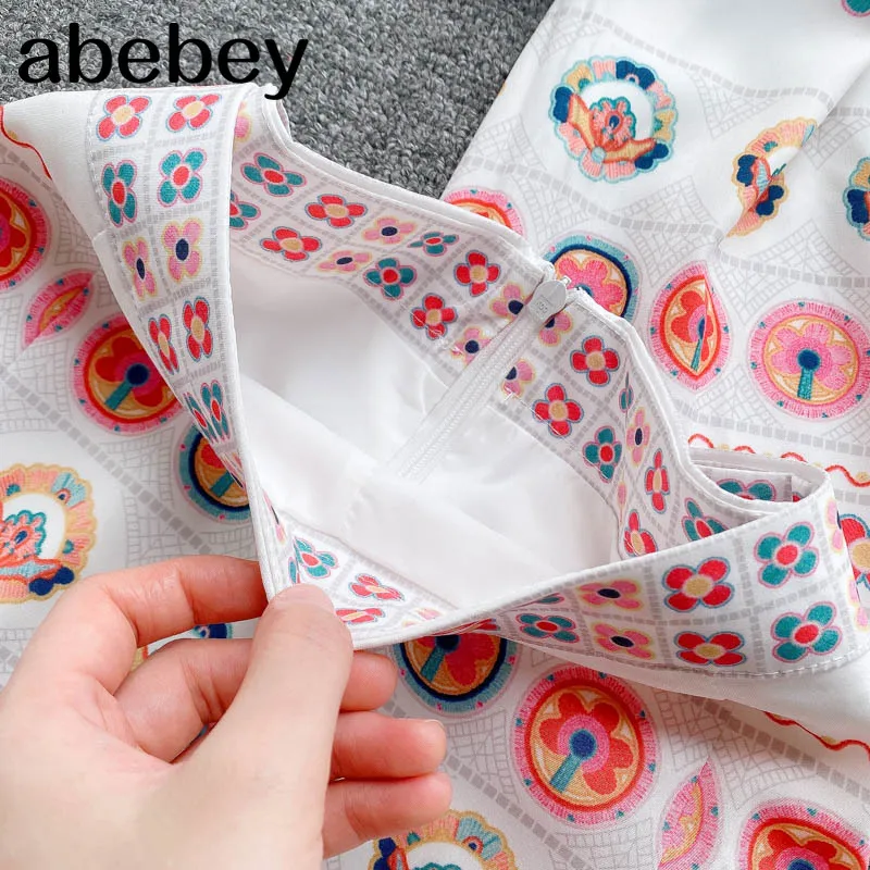 

Women Spring Design Plant Print Suit V Neck Casual Tops+High Waist Wide Leg Short Pants Two Piece Set