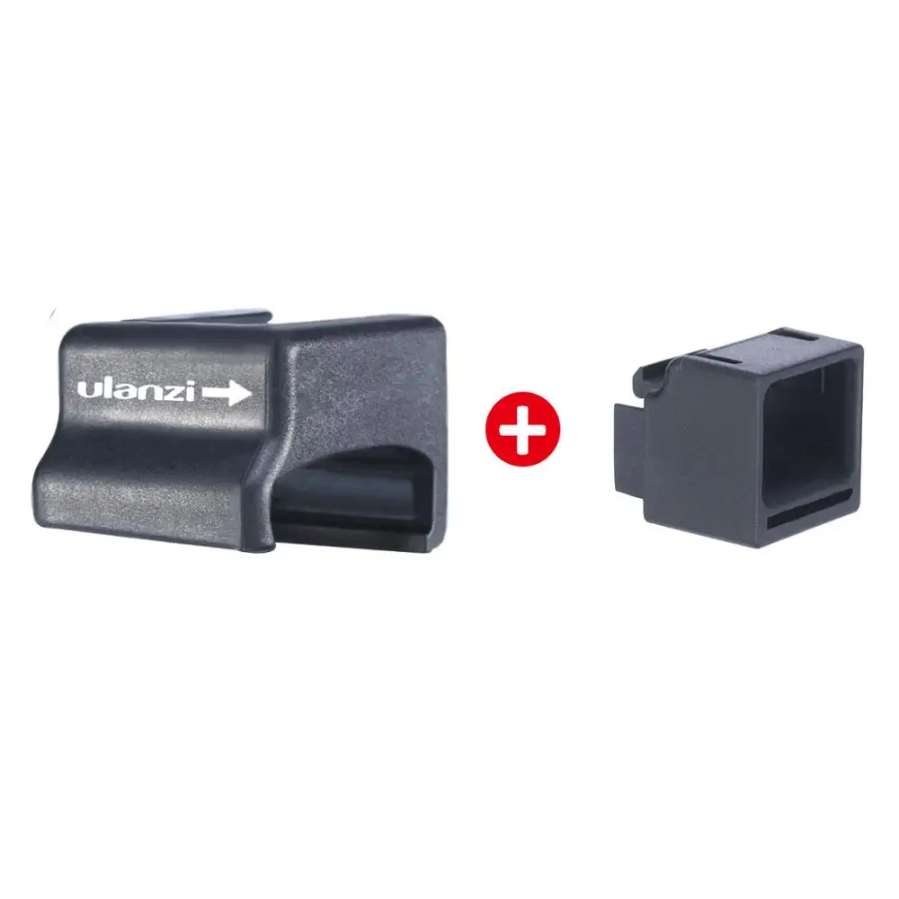 Black Микрофон Booster w Горячий башмак крепление Mic удлинители кабельный зажим держатель для оригинальной DJI OSMO экшн-клетки - Цвет: Black