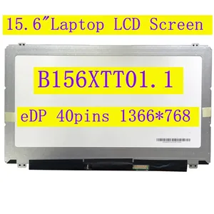 15 6 laptop b156xtt01 1 display matrix for dell acer for dell acer lcd s creen 1366768 edp 40pins free global shipping
