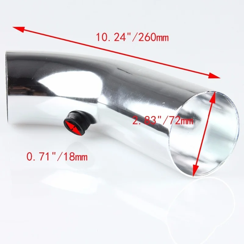 POSSBAY 6 шт. 3 дюйма 75 мм автомобильная система холодного воздуха турбоиндукционная