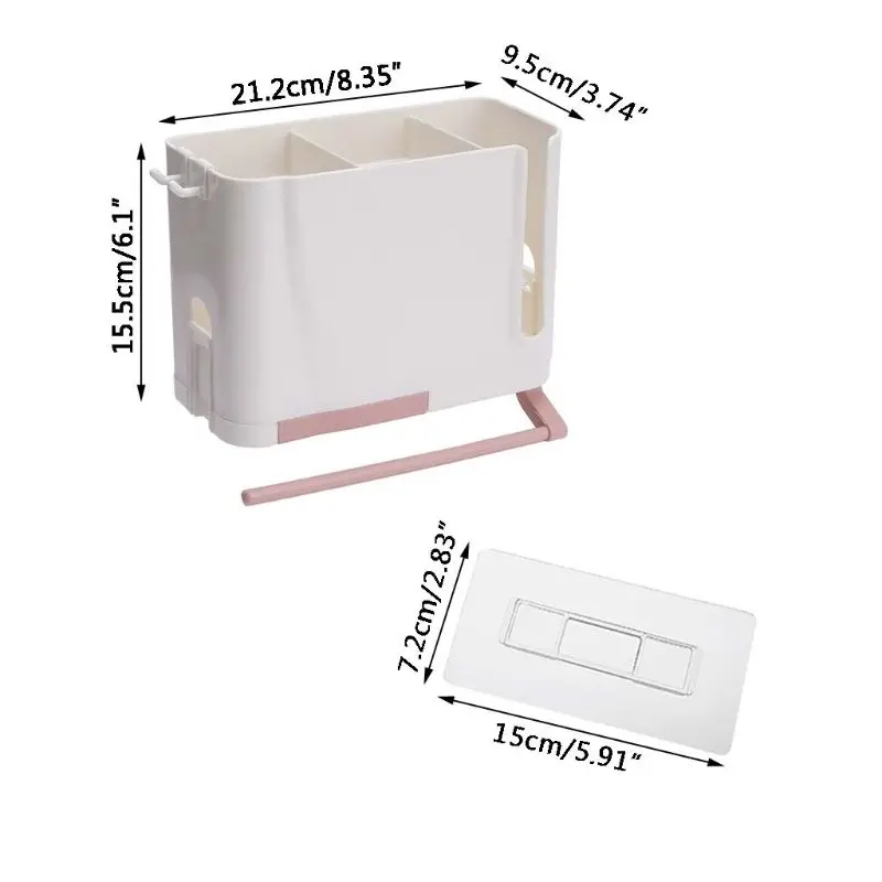 

Wall Mounted Cutlery Drainer Rack with Drip Tray Towel Bar Utensils Organizer Spoon Fork Chopsticks Holder Caddy Kitchen Gadget