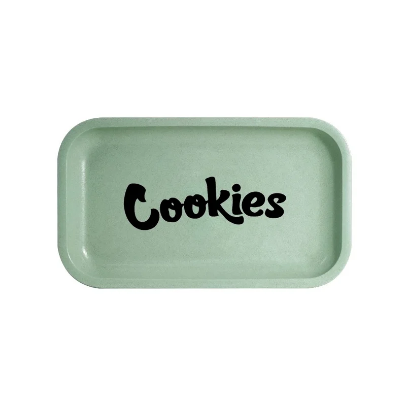 

10Pieces Cookies Plant Fiber Biodegradable Cigarette Tray PP Plastic Cigarette Operation Panel Tray Herb Smoking Roll Weed Tray