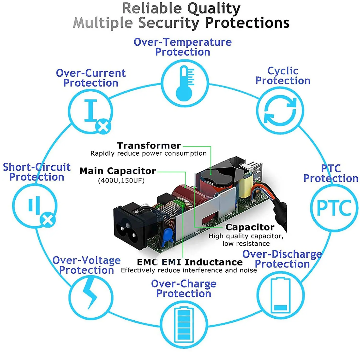 

19V 3.42A AC Laptop Charger for Toshiba Satellite C850 C50 L755 C855 L655 L745 P50 C855D C55D S55 C55