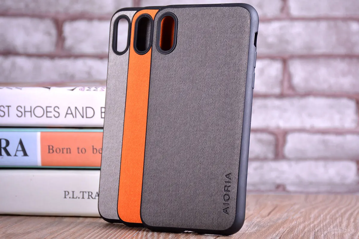 Чехол для iPhone X XR XS max, роскошный текстильный кожаный чехол из мягкого ТПУ, жесткий чехол для телефона для iPhone X XR XS, чехол funda capa