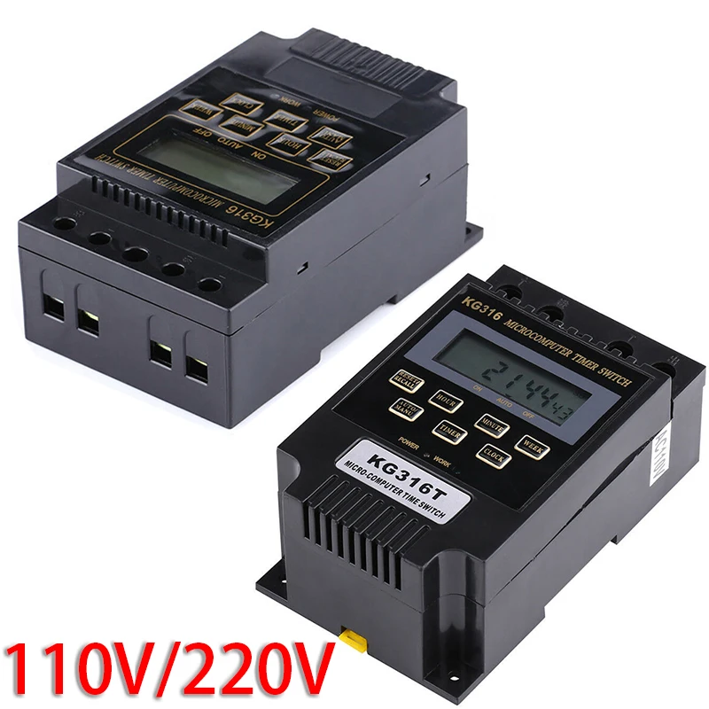 

Kg316t Automatic On/Off Timing Controller Street Light Power Timer Switch New Arrivals Accessories