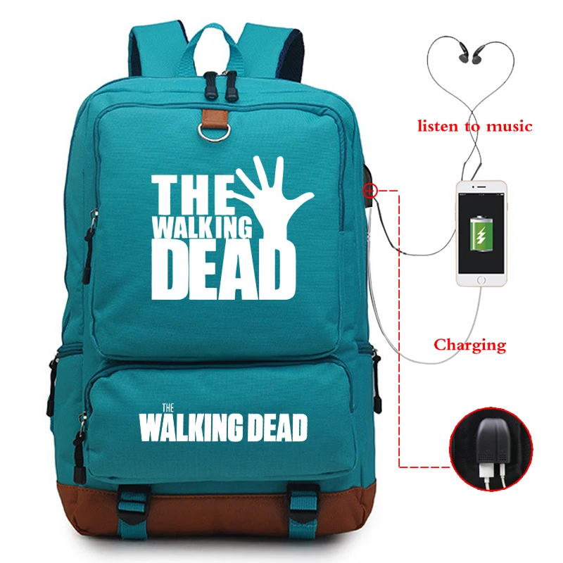 

Women/Men Daily Kpop Travel Backpack Walking Dead Fashion College Student Schoolbag For Boys Girls Teenager's Laptop Backpacks