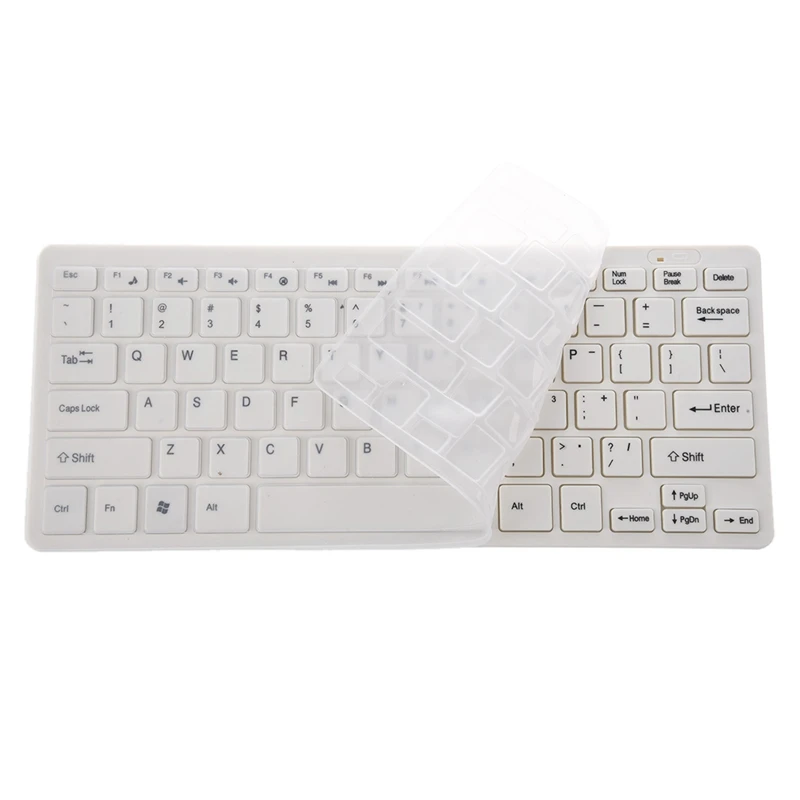 Беспроводная клавиатура и мышь портативная игровая набор для ПК из белого