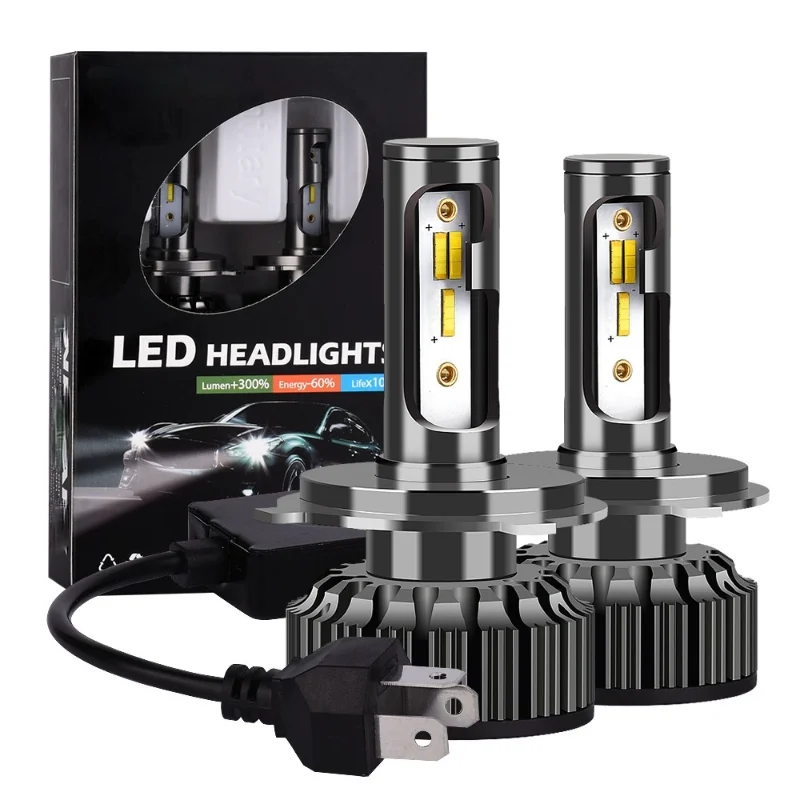 

Tri-color freely changeable LED car lamp H4 H7LED car headlights