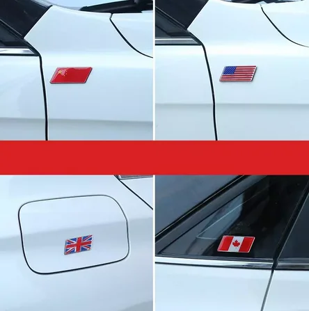 

3D Auto France French Flag Car Fender Emblem Badge Motorcycle Fairing Decals Sticker New