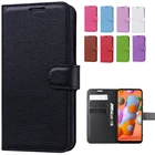 Чехол для Samsung M11, кожаный флип-кошелек, чехол для телефона, чехол для Samsung Galaxy M11, задняя крышка для Galaxy M 11 M115F, чехол Etui