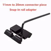 magorui dovetail to weaver picatinny adapter snap in rail adapter 11mm to 22mm adapter