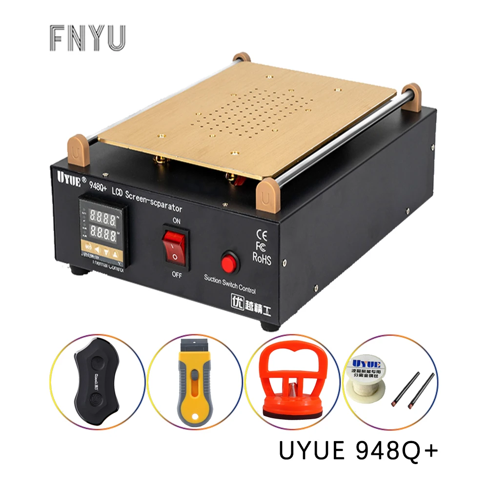 Мобильный телефон Сепаратор ЖК экрана Uyue 948Q + Встроенный вакуумный насос макс. 11