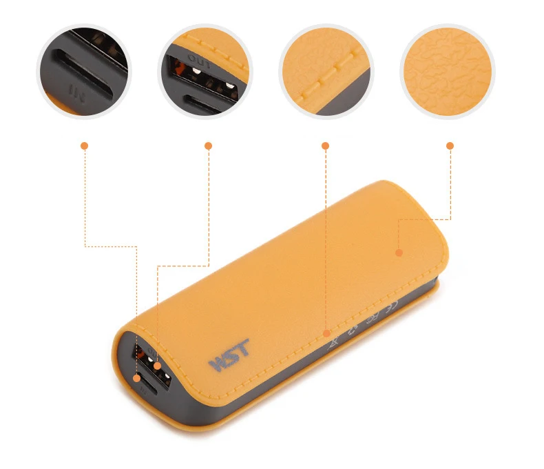 Портативное зарядное устройство мини-Банк мощности 2600 мАч внешний аккумулятор