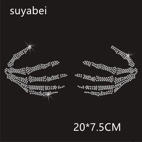 2 шт./лот наклейка с изображением Черепа Переводные дизайнерские термоклейкие