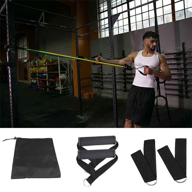 11 шт./компл. Эспандер для фитнеса тренировок Эспандеры латексные трубки педаль