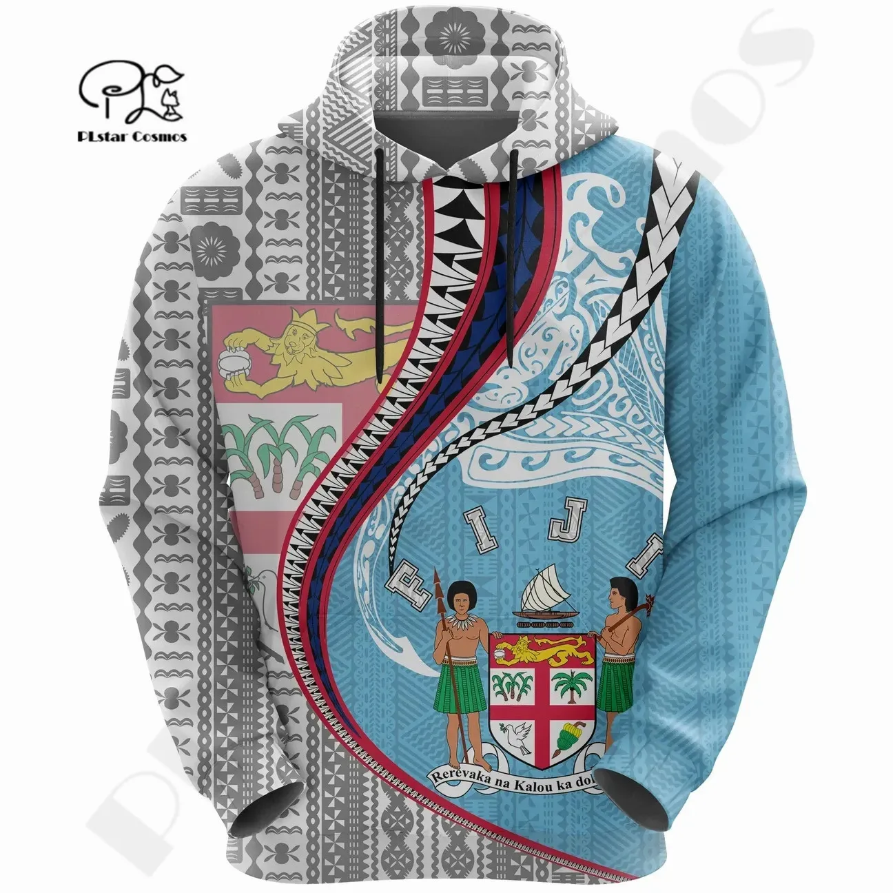 

PLstarCosmos 3DPrint Newest Fiji Polynesia Tribe TIKI Pattern Tattoo Funny Harajuku Streetwear Unisex Hoodie/SweatshirtZip A-1