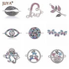 Модные циркониевые Стразы JUYA, соединители, шармы, аксессуары для самостоятельного изготовления женских браслетов, ожерелий, ювелирных изделий, поставщики